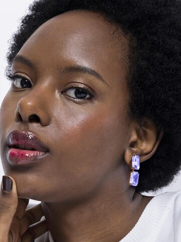 Luxenter - Pendientes 'Ankek' en lila