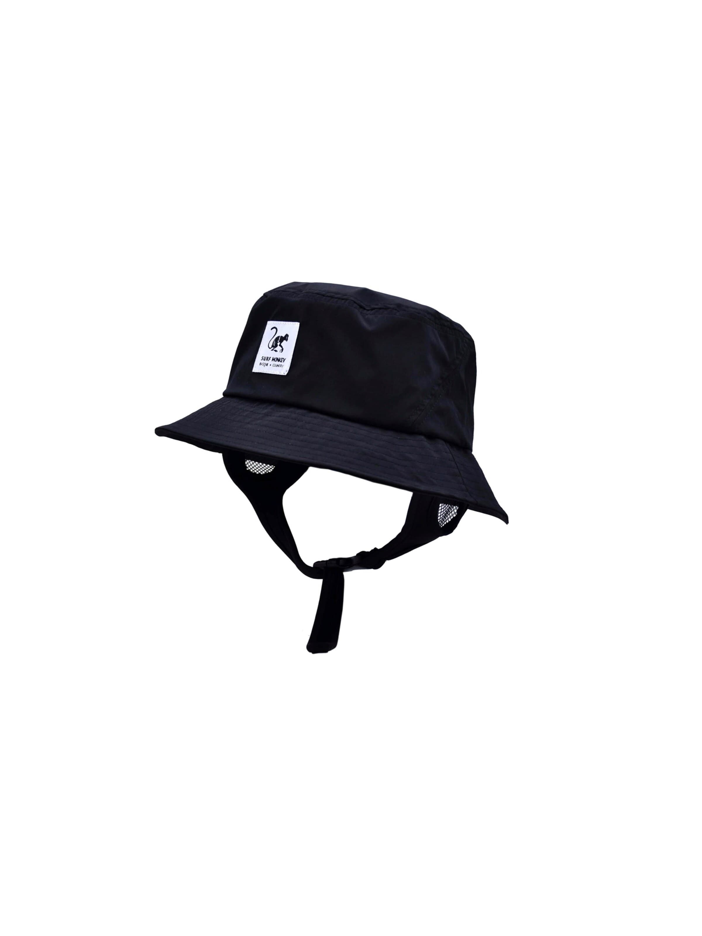 Cappello sportivo di Surf Monkey in nero: frontale