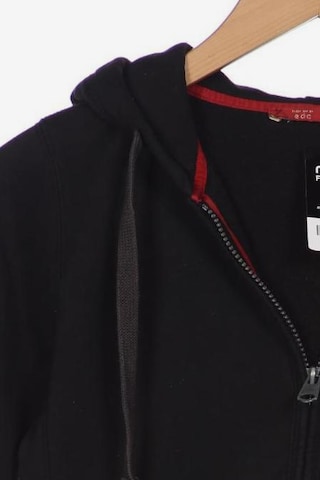 EDC BY ESPRIT Sweatshirt & Zip-Up Hoodie in XS in Black