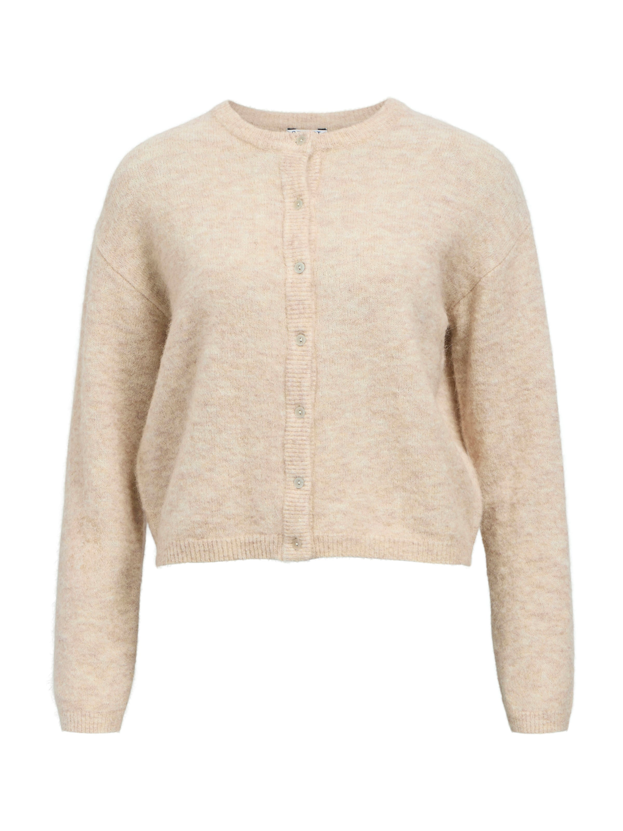 OBJECT Kardigan 'OBJAgate' – béžová: přední strana