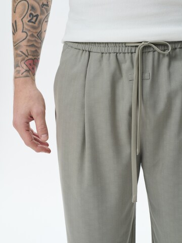 KARIA by Loris Karius Wide leg Παντελόνι σε γκρι