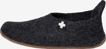 Living Kitzbühel Hausschuh 'Filz' in Grau: Vorderseite