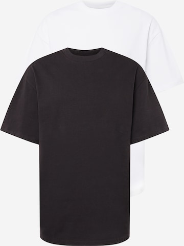 WEEKDAY Μπλουζάκι σε μαύρο: μπροστά