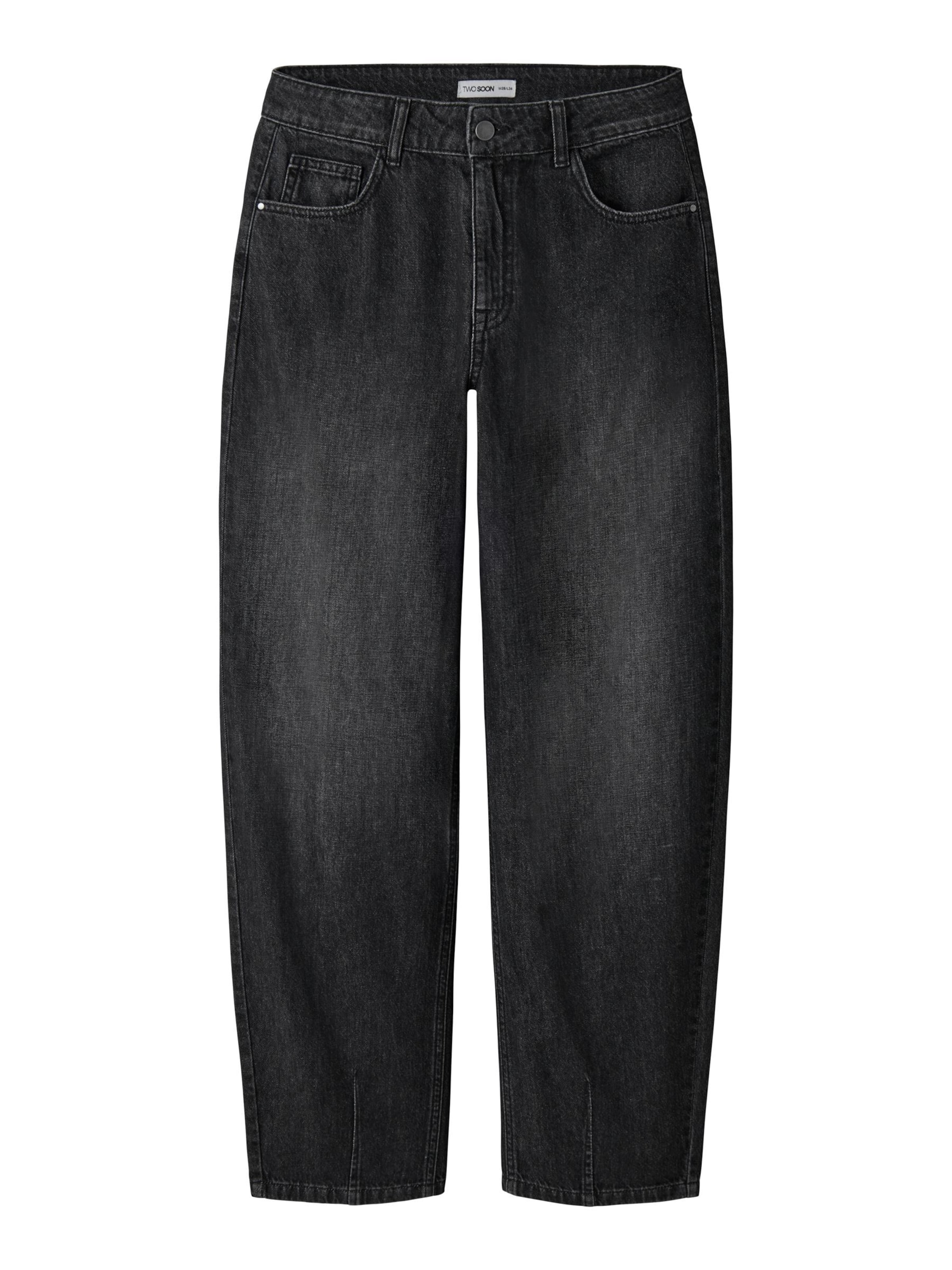 TWO SOON Tønde Jeans i sort: forside