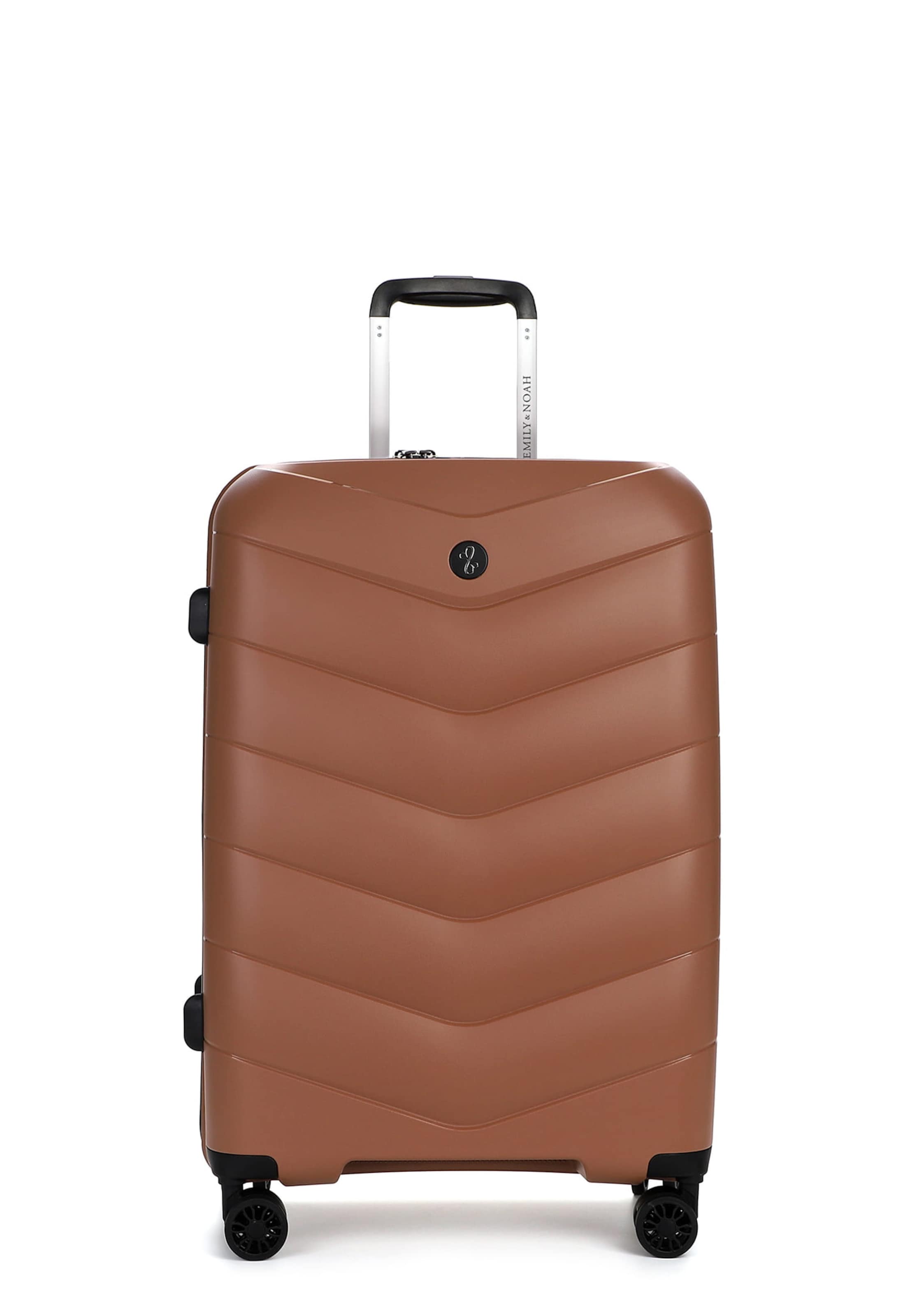 Emily & Noah Trolley 'E&N Travelbestie Werner' in Braun: Vorderseite