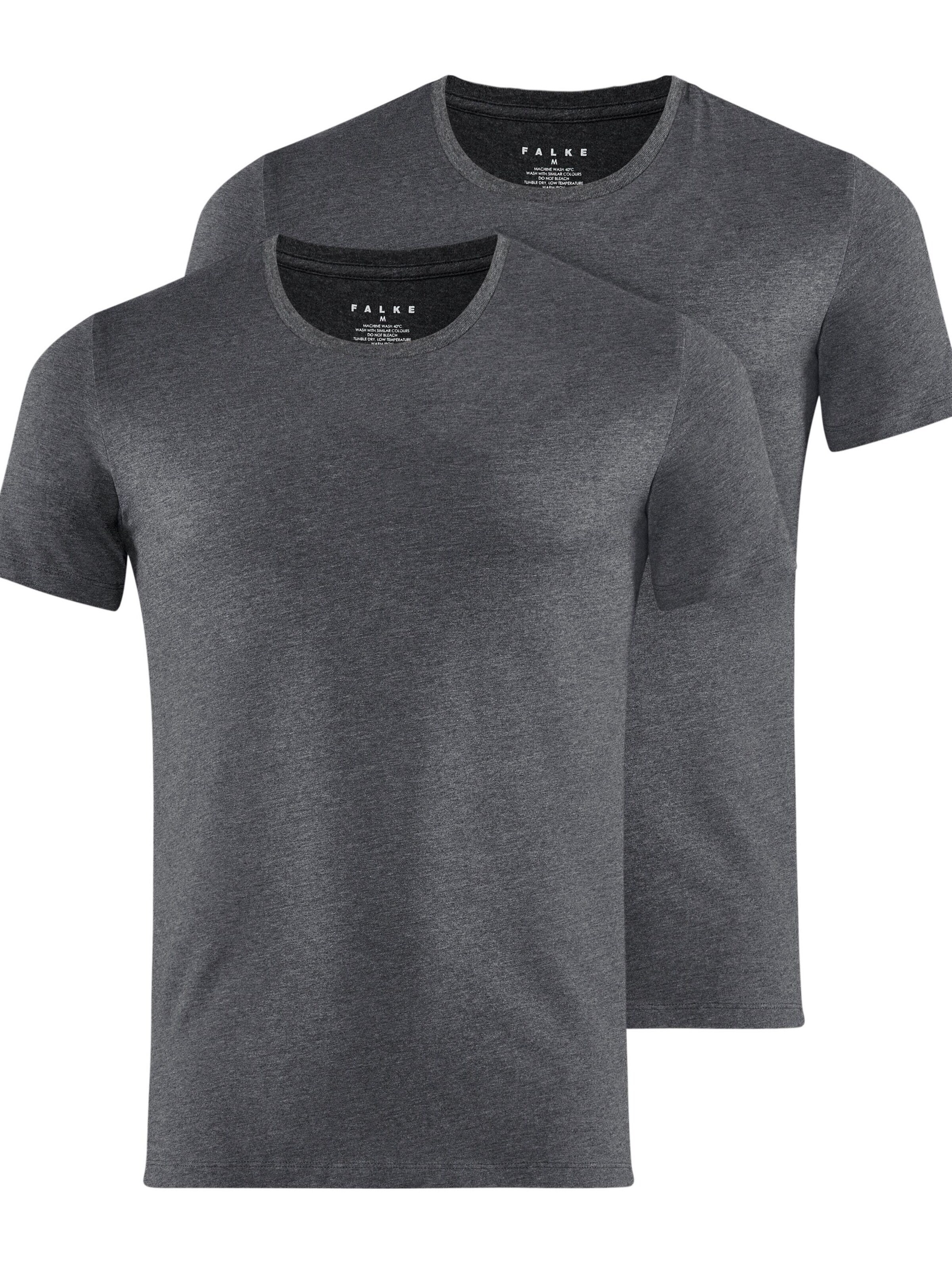 FALKE Undershirt '2-Pack' in Grey: front