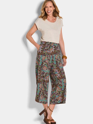 Goldner Loosefit Hose 'Vera' in Mischfarben