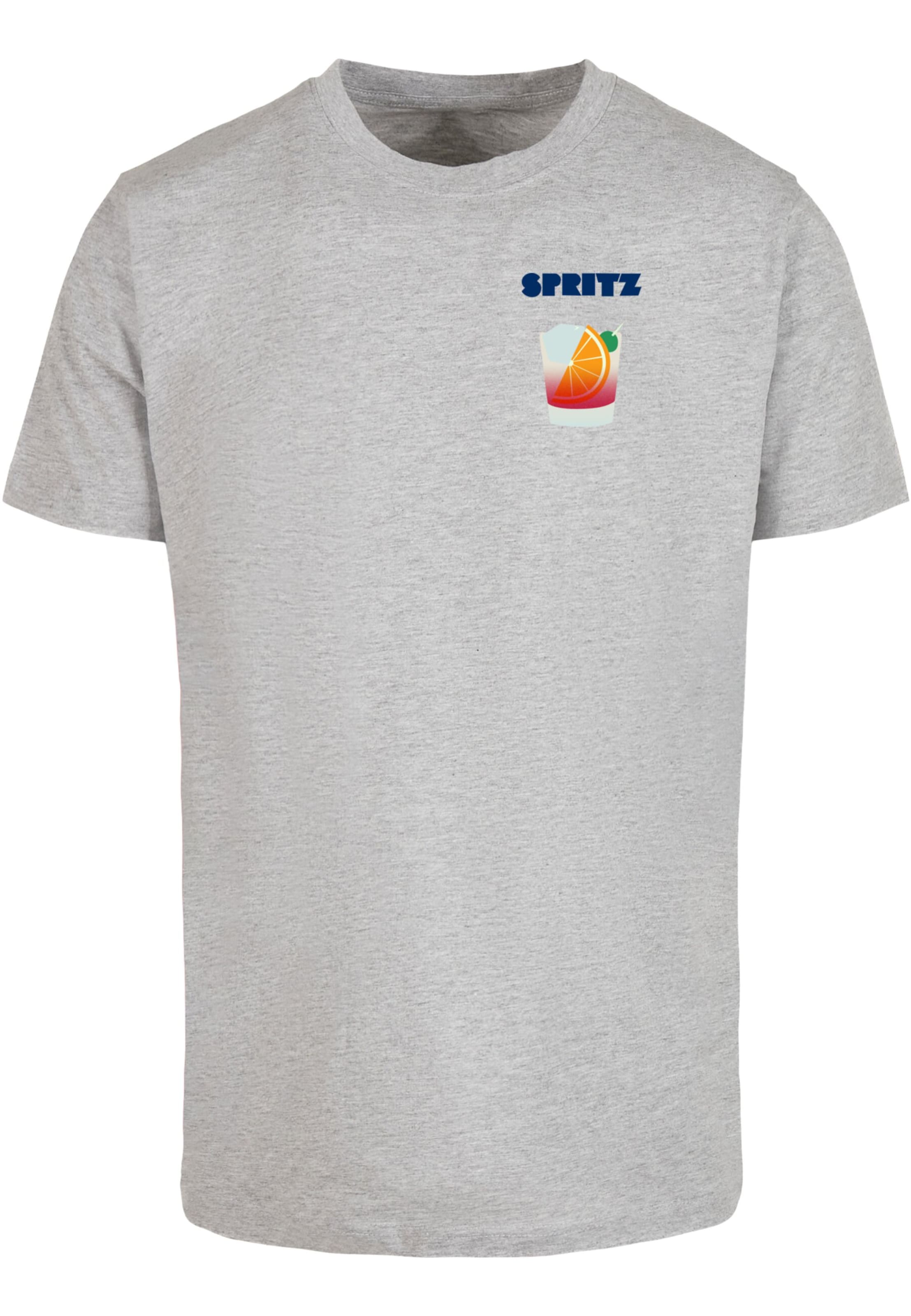 Maglietta 'Vintage Spritz' di MT Men in grigio: frontale