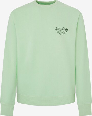 Pepe Jeans Sweatshirt 'RILEY' in Grün: predná strana