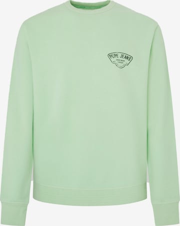 Pepe Jeans Sweatshirt 'RILEY' in Green: front
