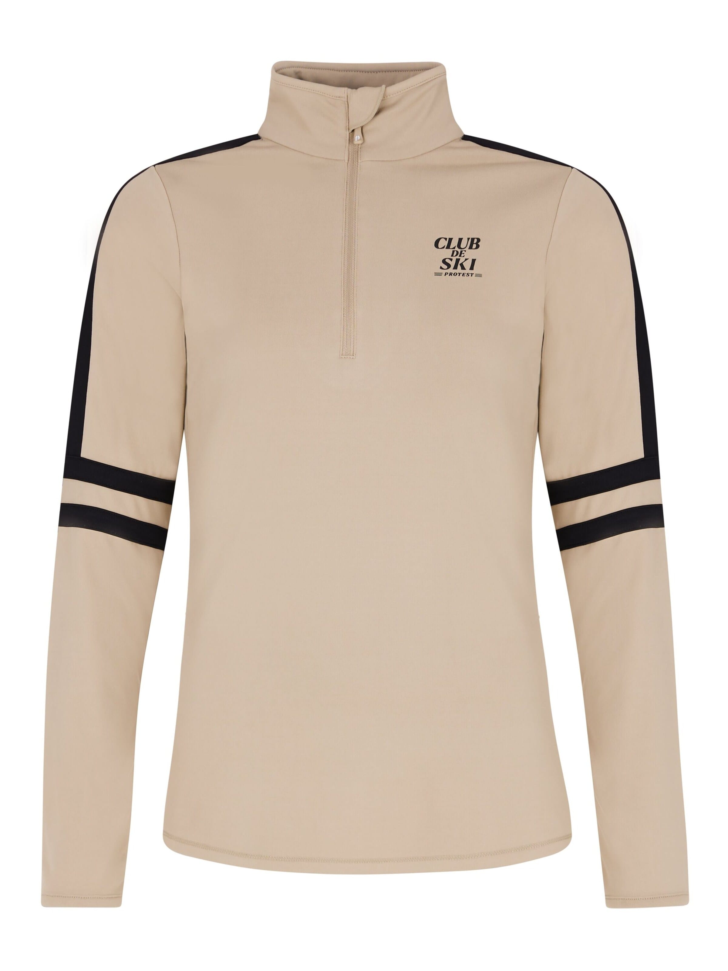 PROTEST Sports sweatshirt 'PRTPRUE' in Brown: front