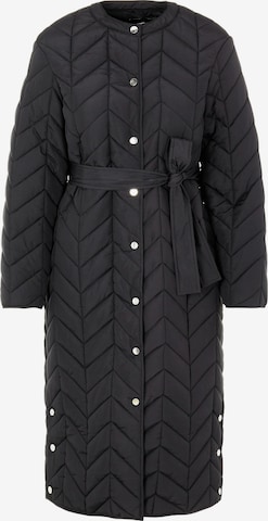 Manteau mi-saison 'FAWN' PIECES en noir : devant