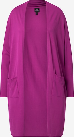 Ulla Popken Strickjacke in Lila: Vorderseite