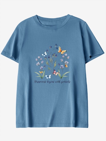 GORHEY Shirt in Blauw: voorkant
