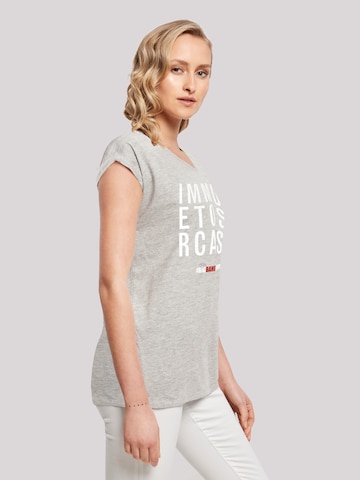 F4NT4STIC Shirt 'Immune To Sarcasm' in Grey