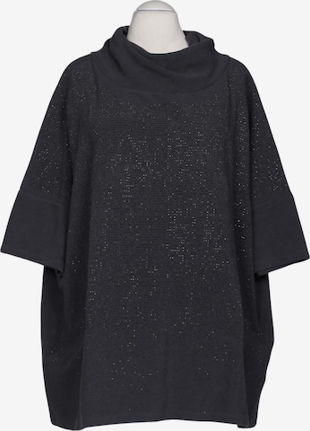 Ulla Popken Sweatshirt & Zip-Up Hoodie in 9XL in Grey: front