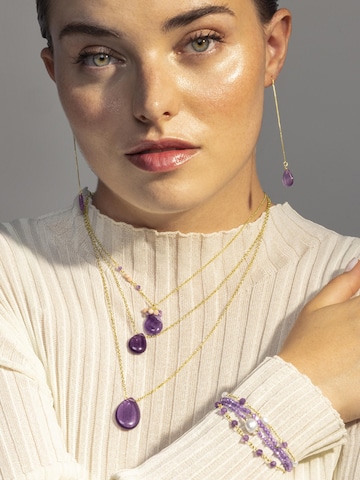 Luxenter Necklace 'Adak' in Purple
