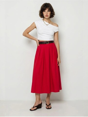 Jupe Bianco Lucci en rouge