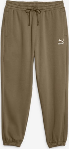 PUMA Tapered Pants in Green: front