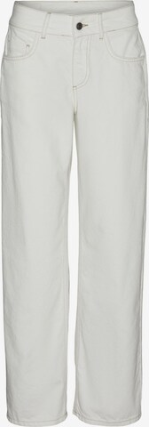 SOMETHINGNEW Wide leg Jeans 'Rancy' in White: front