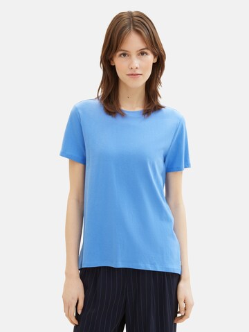 T-shirt TOM TAILOR DENIM en bleu : devant