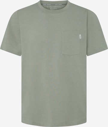 T-Shirt Pepe Jeans en vert : devant