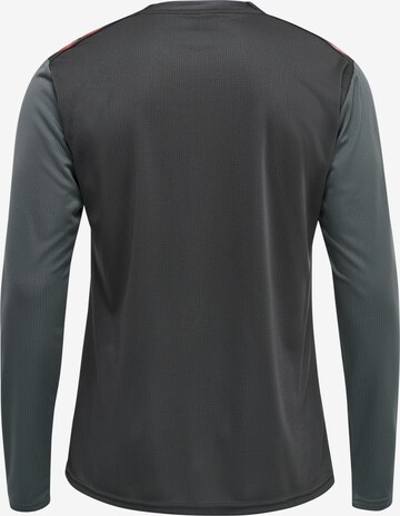 Hummel Performance Shirt 'Grid' in Grey