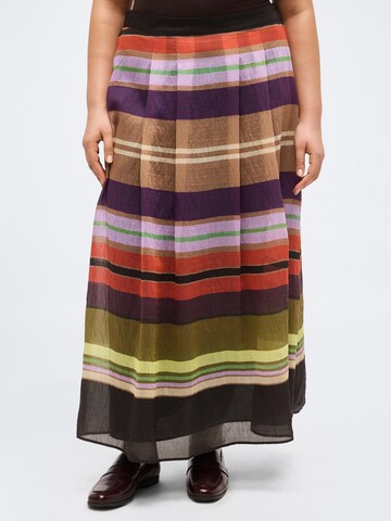 Persona by Marina Rinaldi Φούστα 'SIAMESE' σε μαύρο: μπροστά