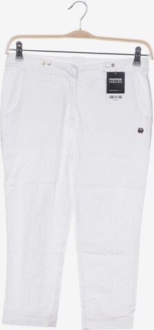 EA7 Emporio Armani Stoffhose L in Weiß: predná strana