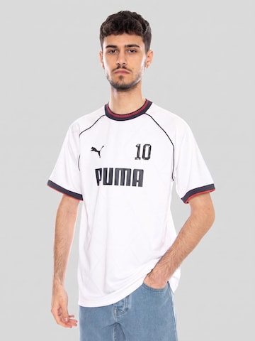 T-Shirt 'Sport Football Jersey White' PUMA en blanc : devant