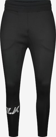 SikSilk Slimfit Urheiluhousut värissä musta: etupuoli