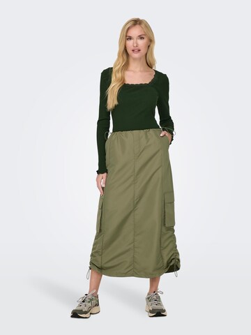 ONLY Spódnica 'DELIA' w kolorze zielony