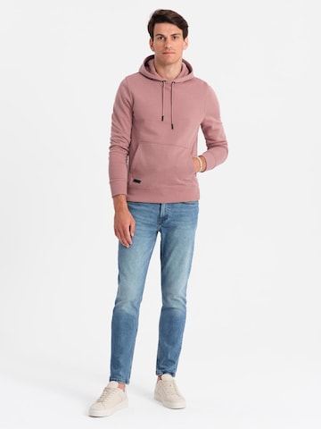 Ombre Sweatshirt 'OM-SSBN-0161' in Roze