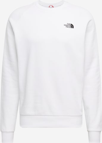 THE NORTH FACE Sweatshirt 'REDBOX' i hvid: forside