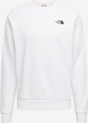 THE NORTH FACE Sweatshirt 'REDBOX' in White: front