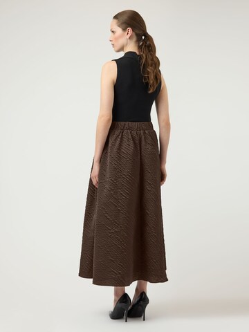 Jupe 'YASCamie' YAS en marron