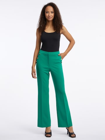 Orsay Wide leg Pleated Pants in Green