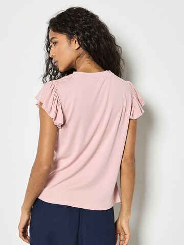T-shirt Apricot en rose
