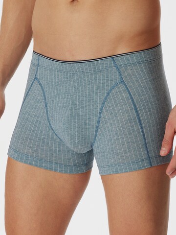 SCHIESSER Boxershorts ' 95/5 Originals ' in Blauw: voorkant