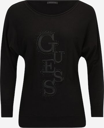 GUESS - Sweatshirt 'AMELIE' em preto: frente