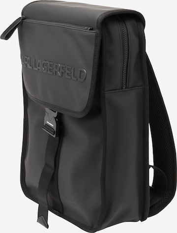 Karl Lagerfeld Backpack 'Kover' in Black: front