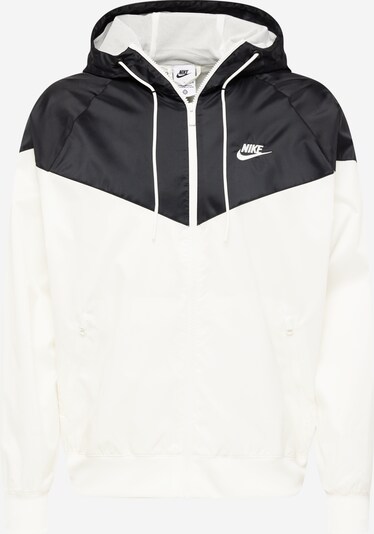 Nike Sportswear Veste mi-saison en crème / noir, Vue avec produit