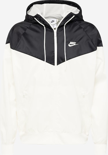 Nike Sportswear Jacke in creme / schwarz, Produktansicht