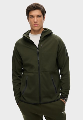 Superdry Sweatjacke in Blau: Vorderseite