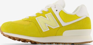 Baskets new balance en jaune