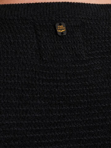 PME Legend Sweater 'Pullover in mouliné cotton' in Blue