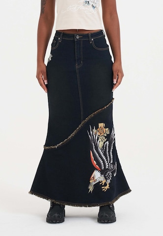 Ed Hardy Rock in Blau: Vorderseite