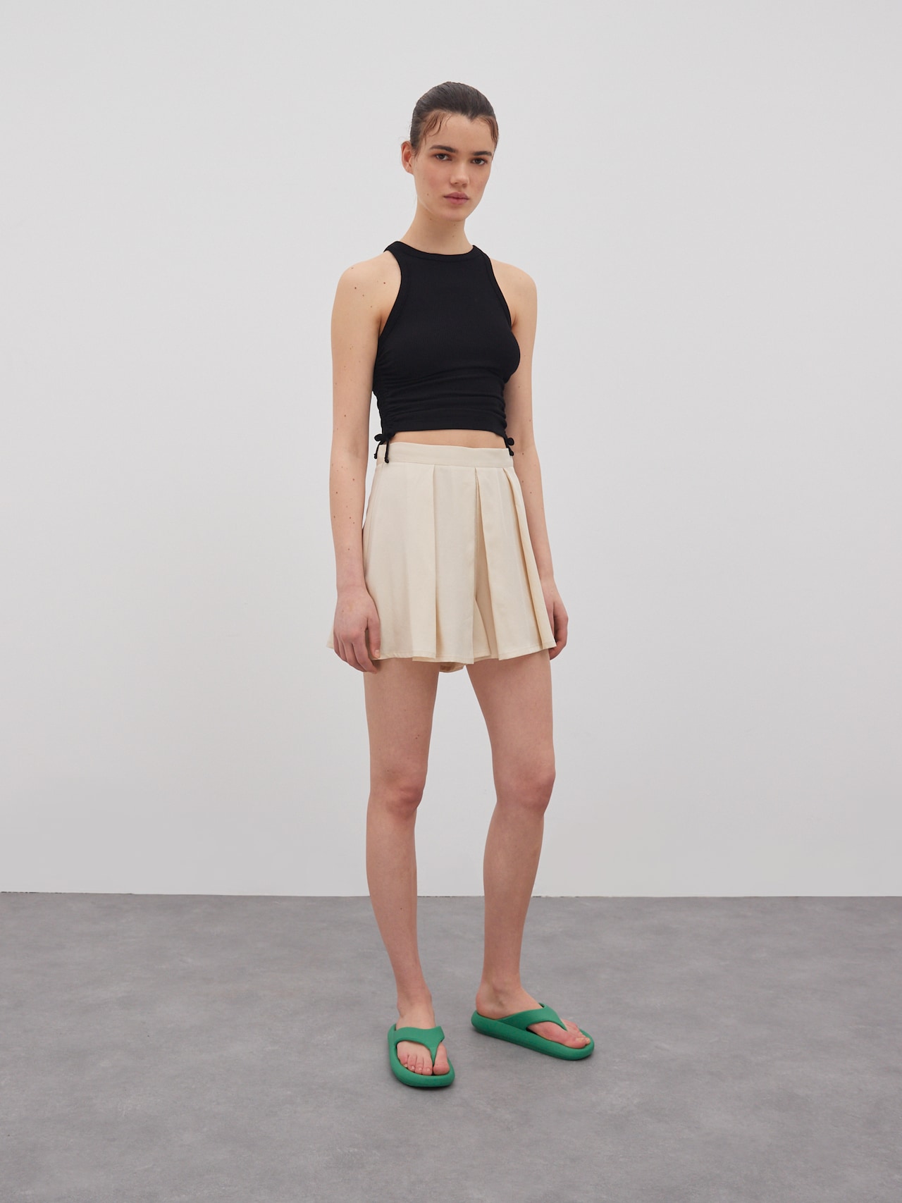 EDITED Produkte Skort 'Dari' hellbeige