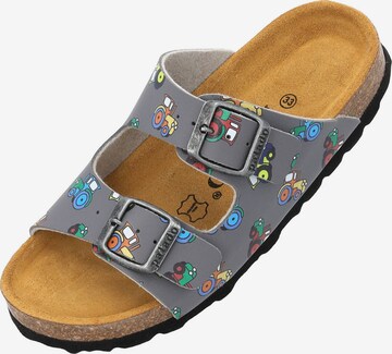 Palado Slippers 'Korfu' in Grey: front