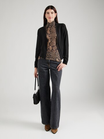 ABOUT YOU Knit Cardigan in Black